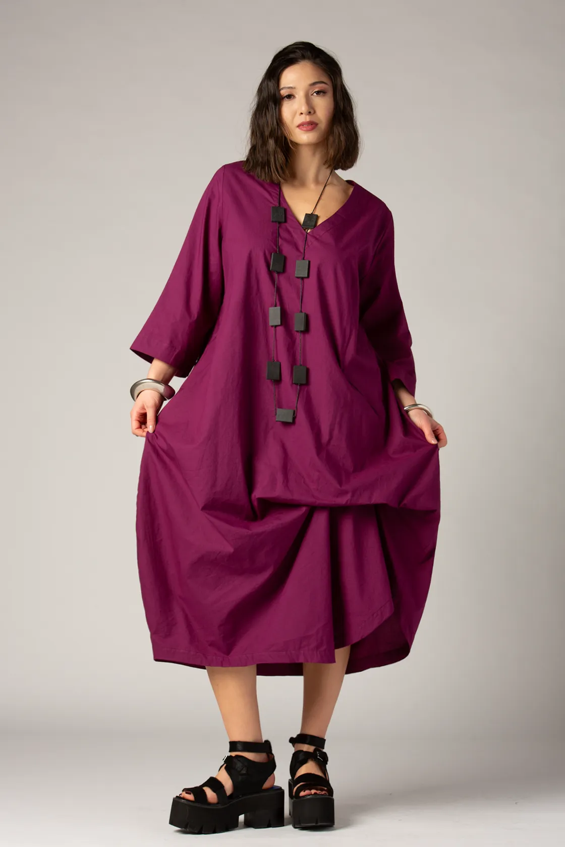 Narvik Dress in Fuxia Carnaby