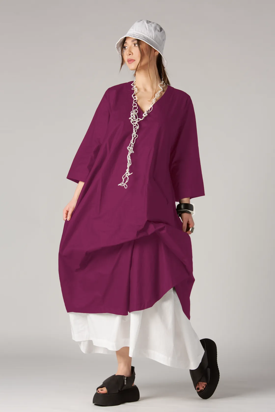 Narvik Dress in Fuxia Carnaby