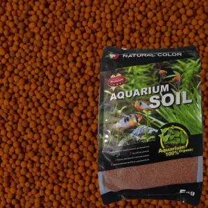 Natural Color Volcanic Substrate Red 2-4mm 5kg