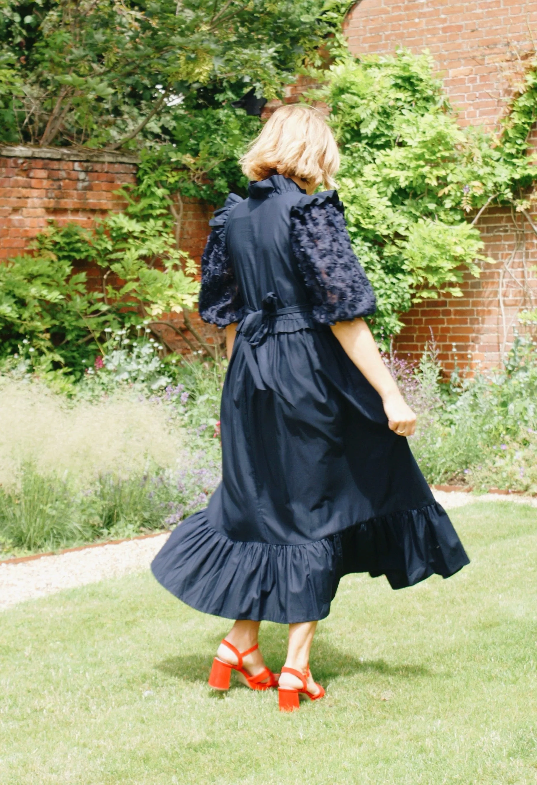 Navy Sherlock Dress by Minkie Studio