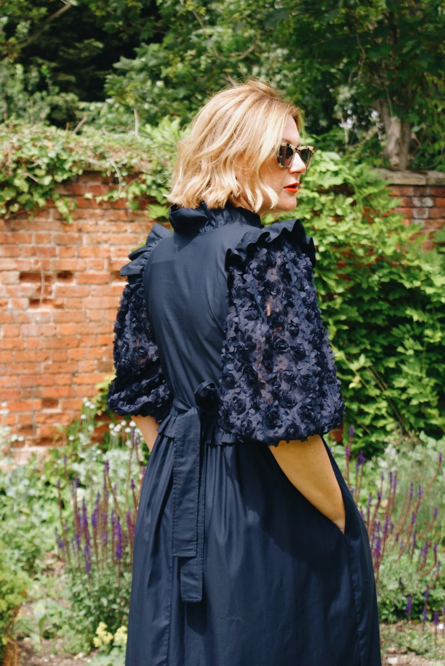 Navy Sherlock Dress by Minkie Studio