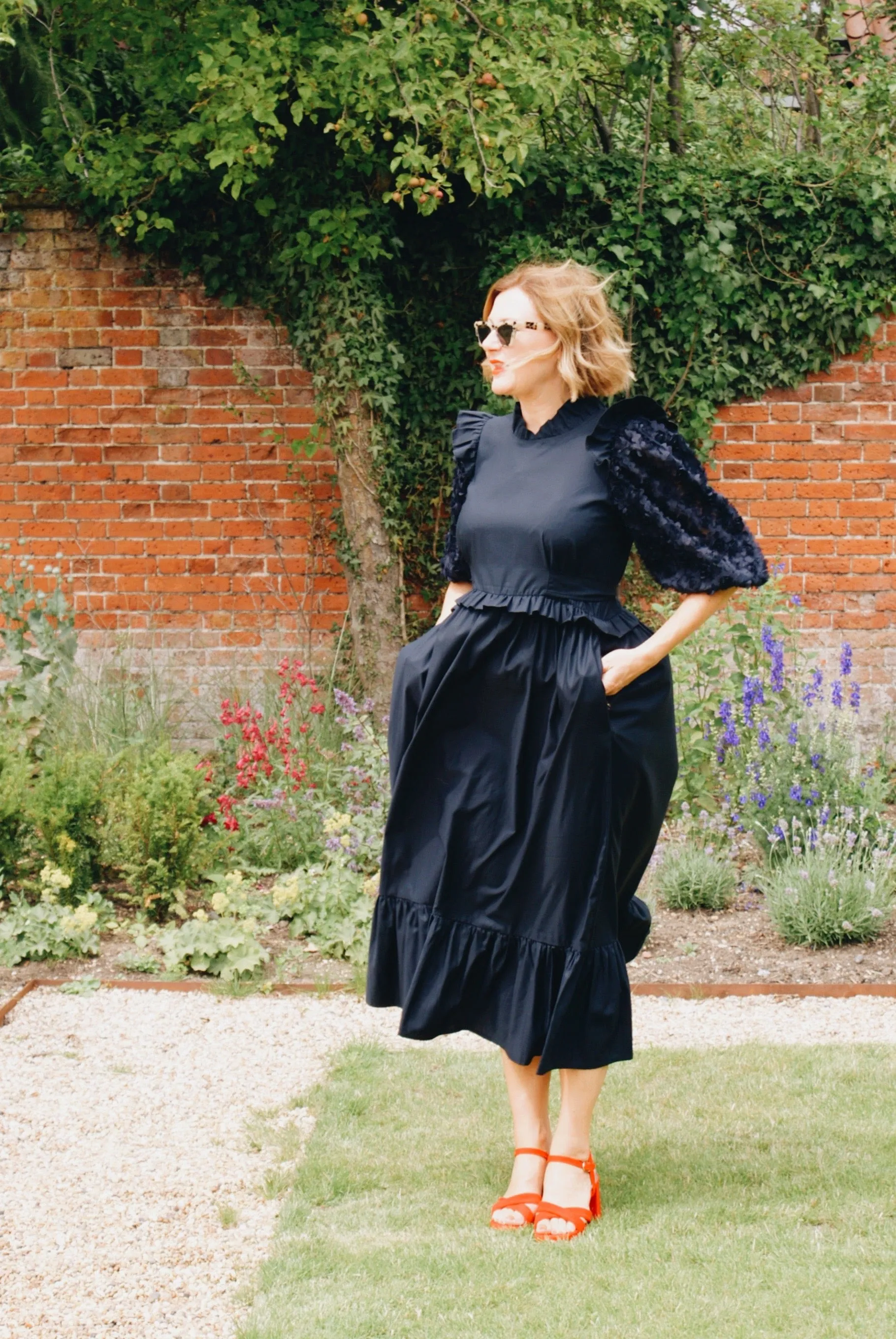 Navy Sherlock Dress by Minkie Studio