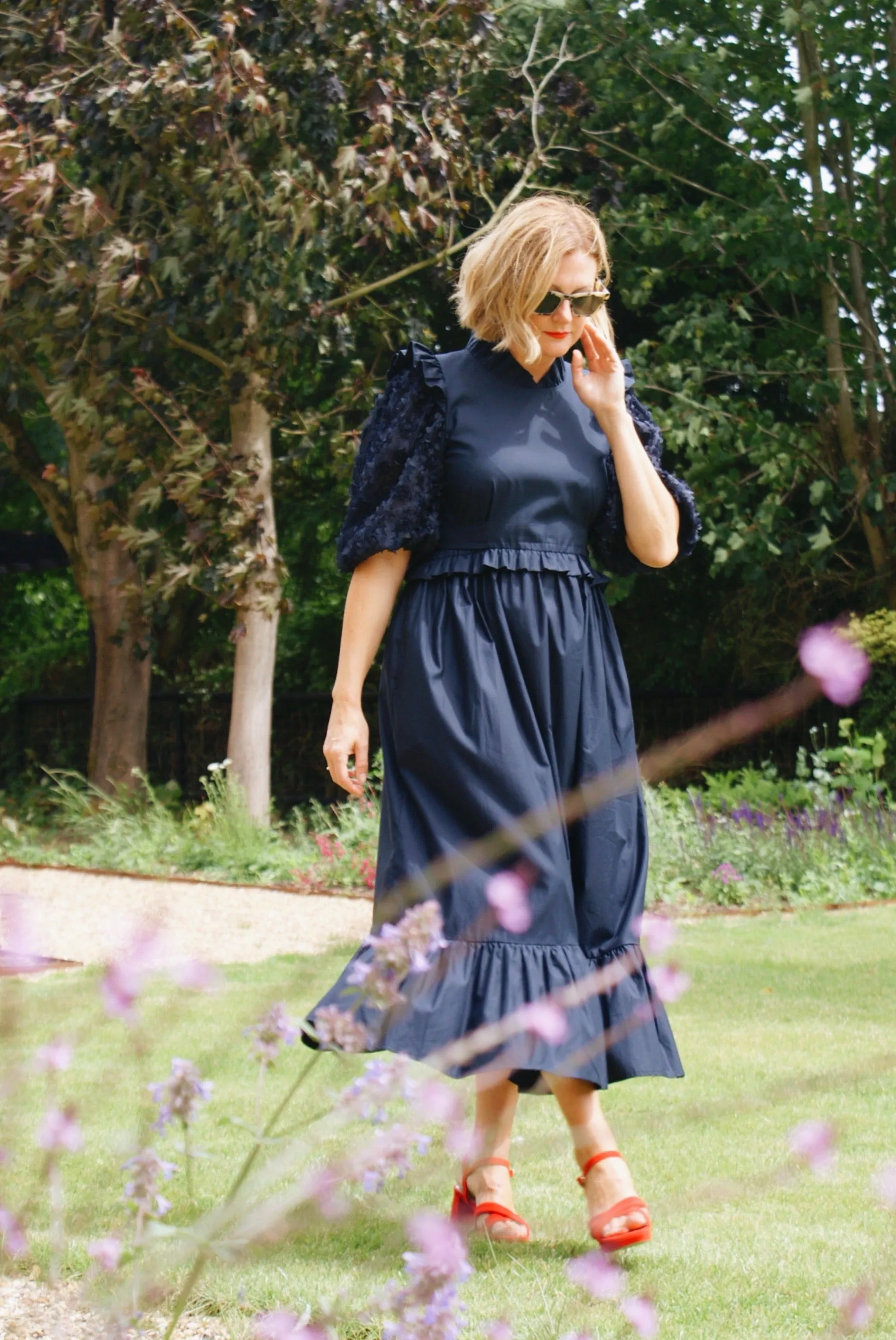 Navy Sherlock Dress by Minkie Studio