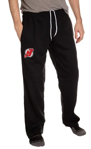 New Jersey Devils Embroidered Logo Sweatpants for Men