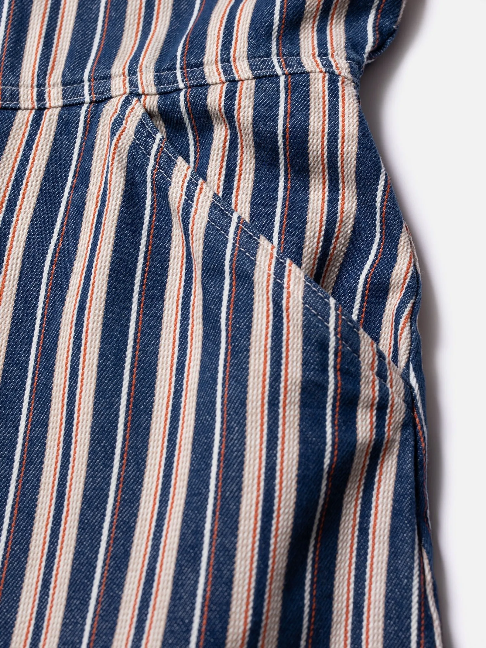 Nudie Jeans - Lotten Denim Dress - Stripe/Red