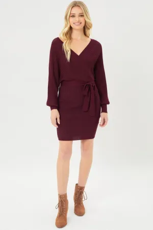 Off Shoulder Knit Dress