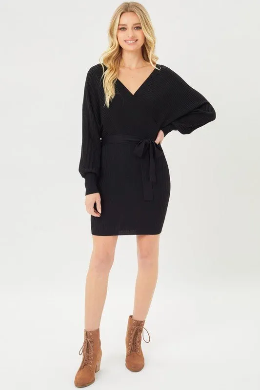 Off Shoulder Knit Dress