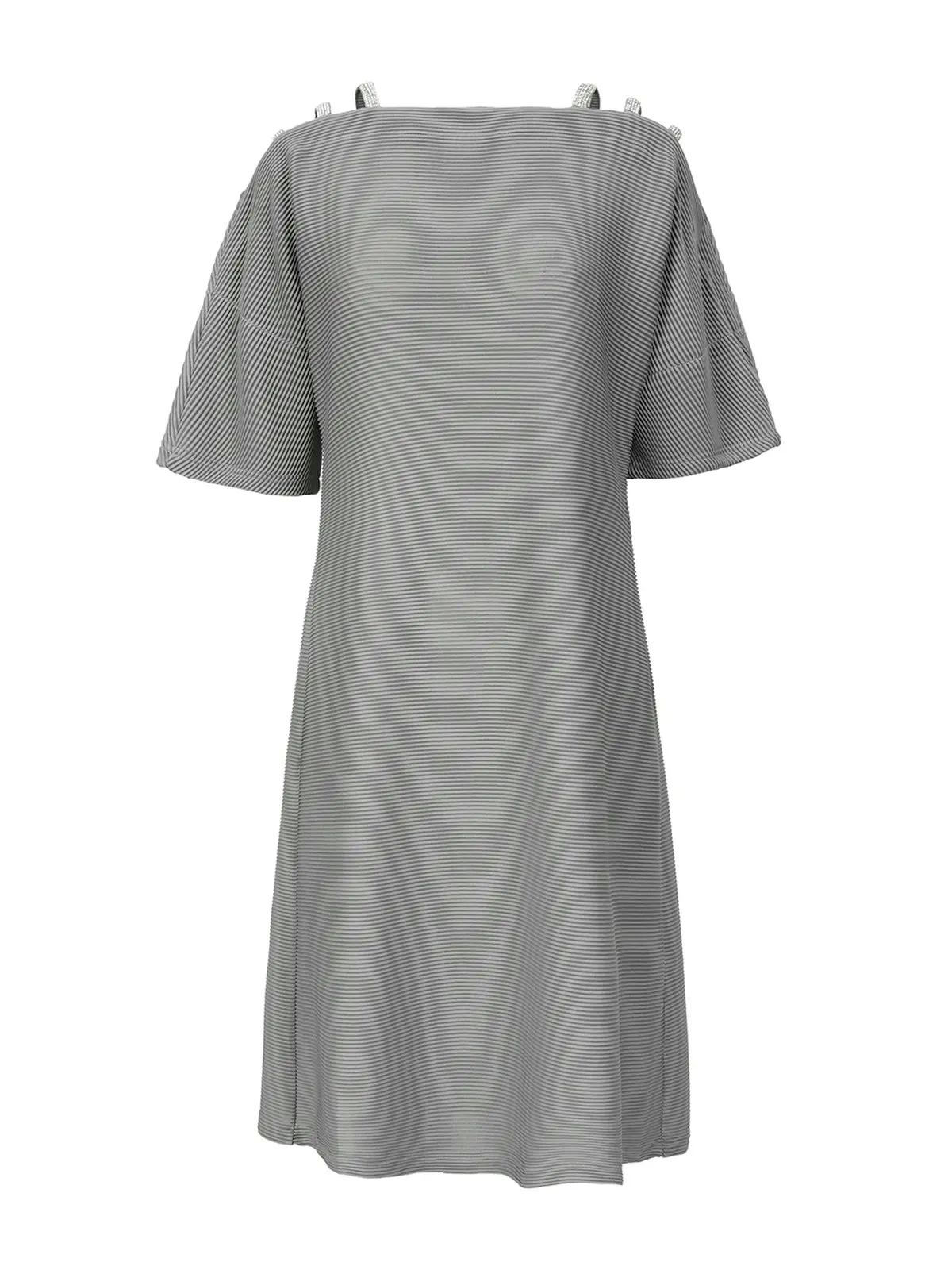 Off Shoulder Straight Loose Dress