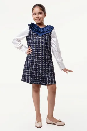 One Friday Enchanted Houndstooth Dress