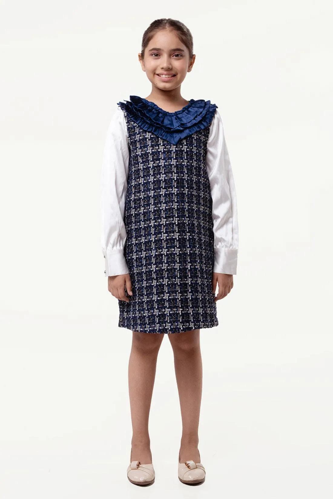 One Friday Enchanted Houndstooth Dress