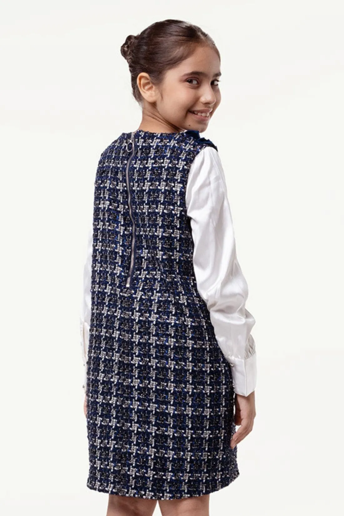 One Friday Enchanted Houndstooth Dress