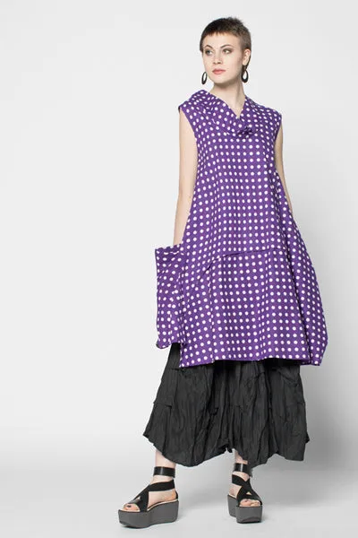 Oslo Dress in Muscari Polka Dots Carnaby