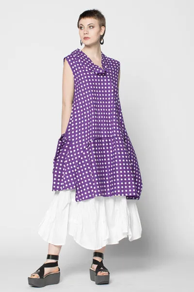 Oslo Dress in Muscari Polka Dots Carnaby