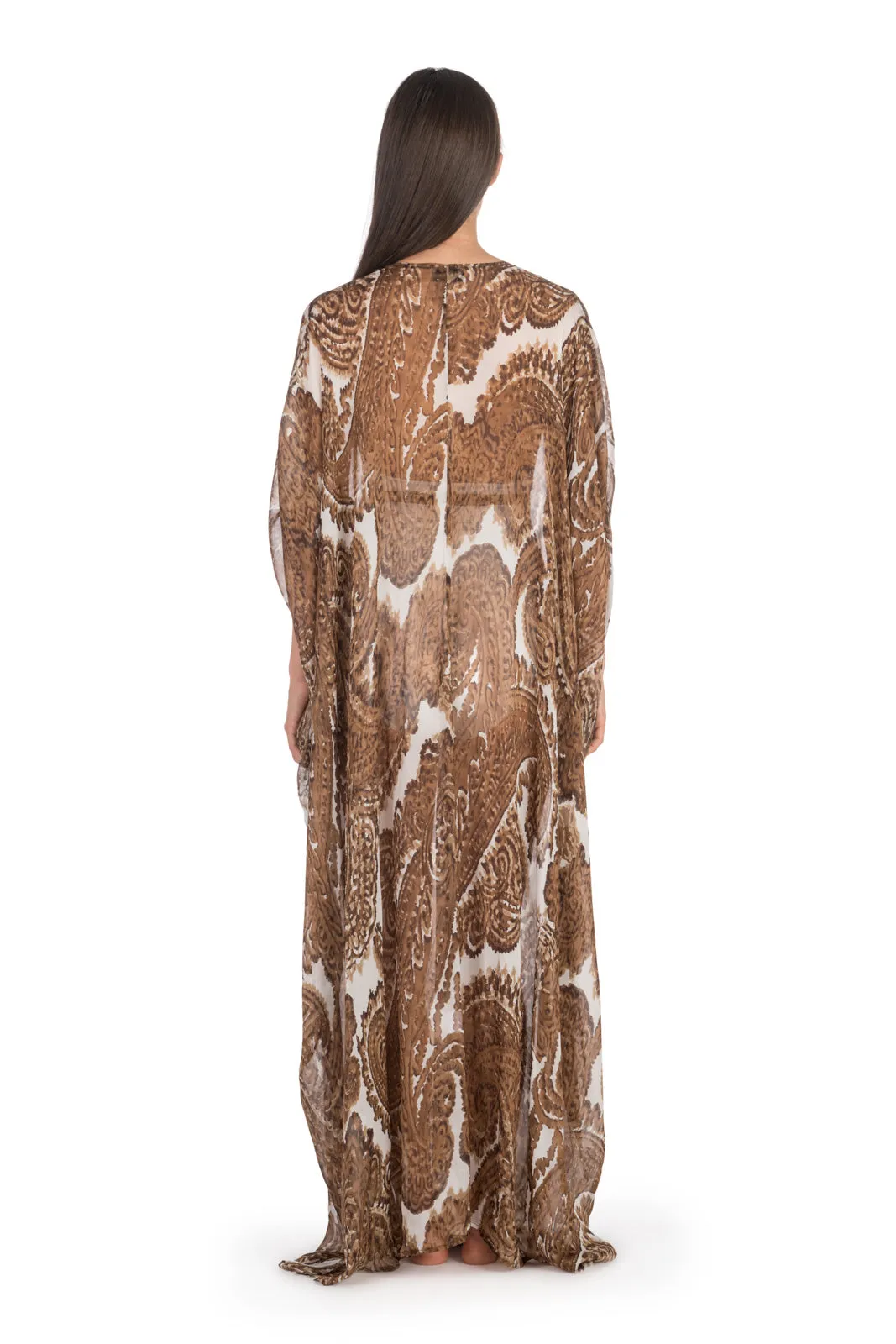 Paisley Silk Kaftan