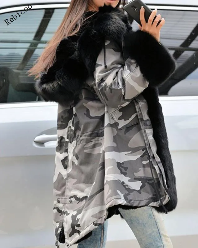 Parka Hooded Overcoat