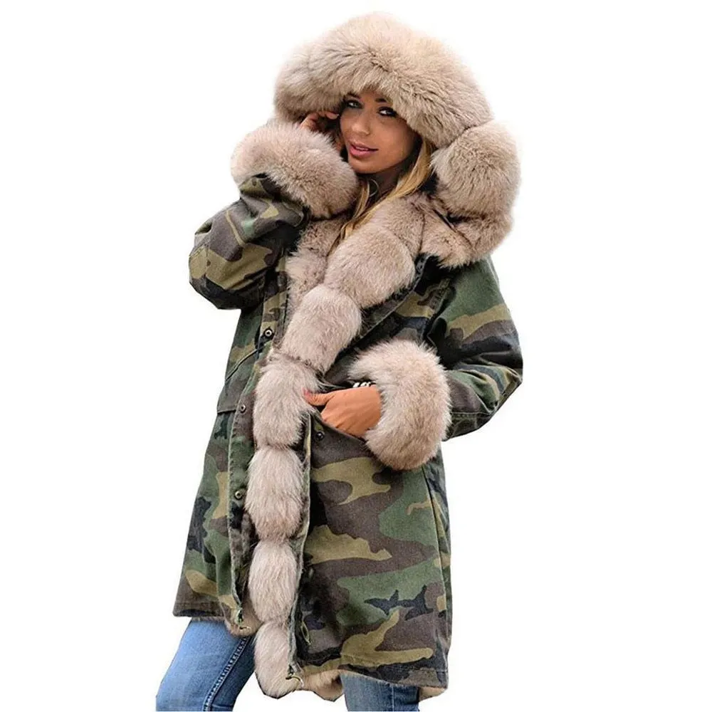 Parka Hooded Overcoat