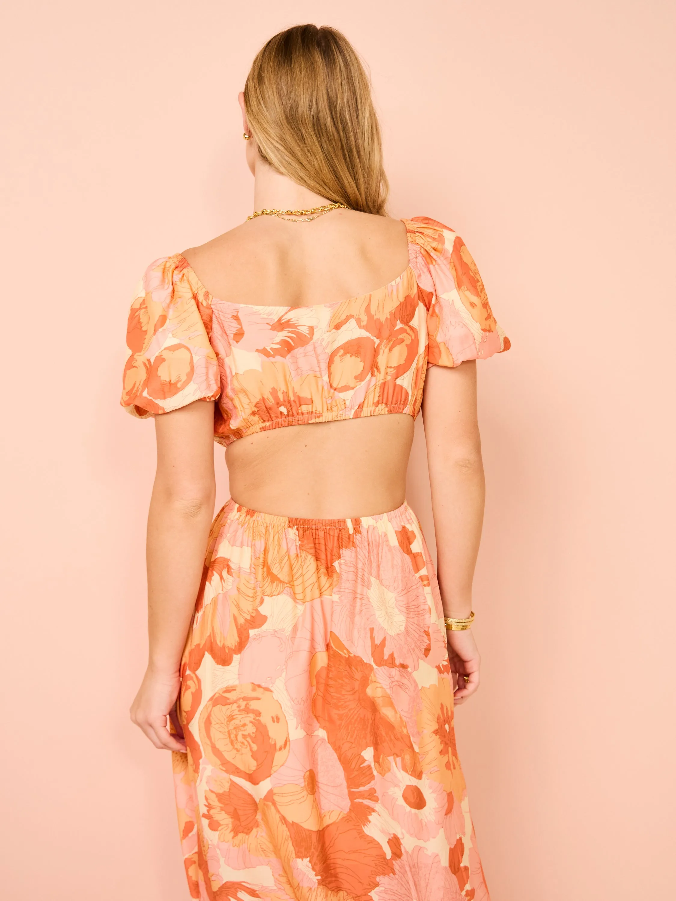 Peony Forever Maxi Dress in Paloma