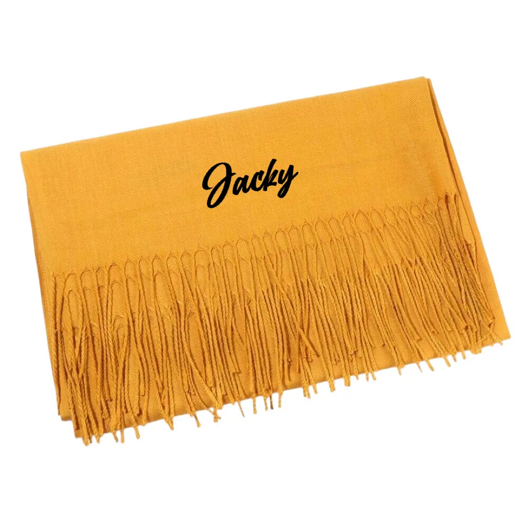Personalized Cashmere Shawl