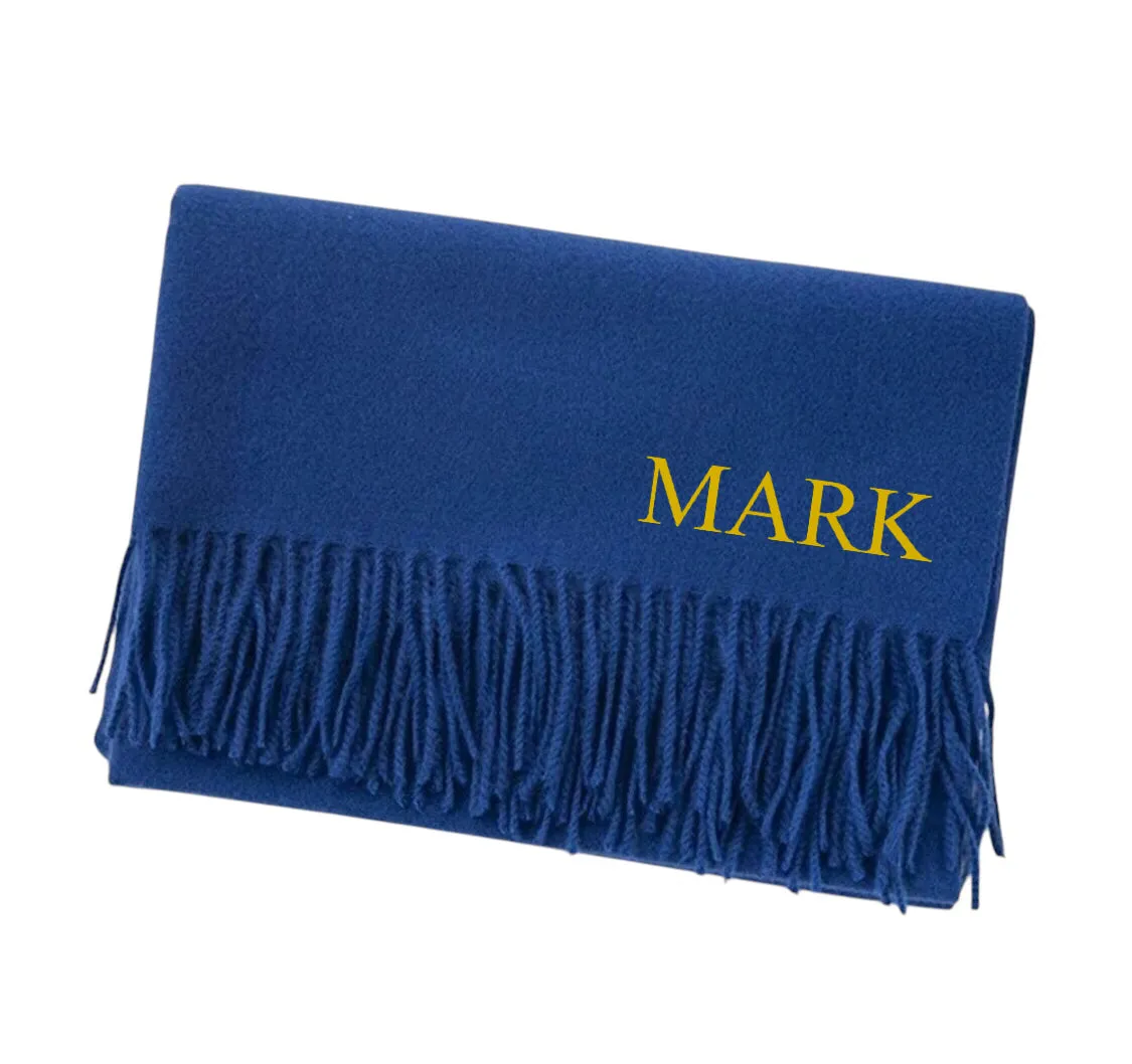 Personalized Cashmere Shawl