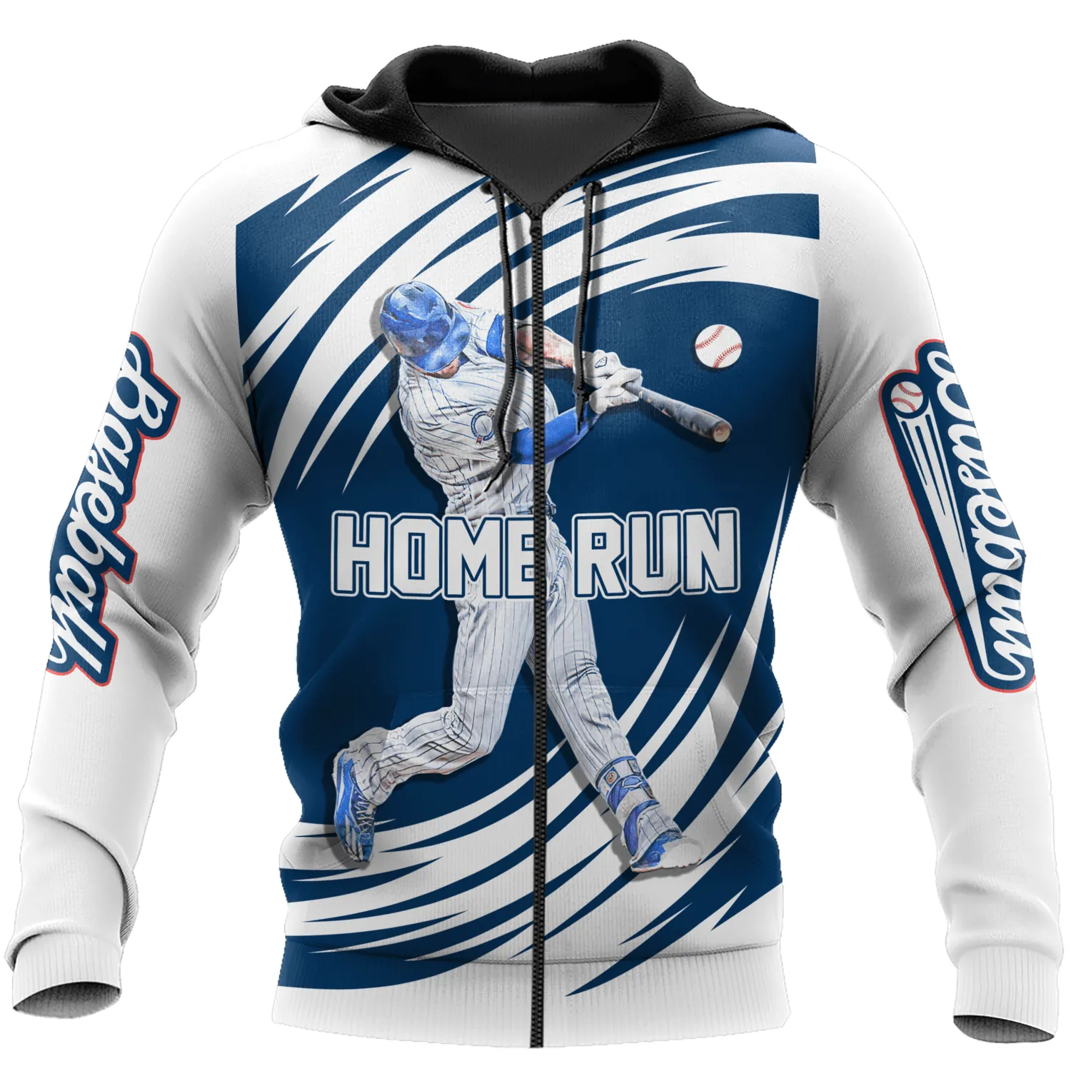 Personalized Name Home Run Baseball All Over Printed Unisex Sweatshirt Hoodie Christmas Shirts