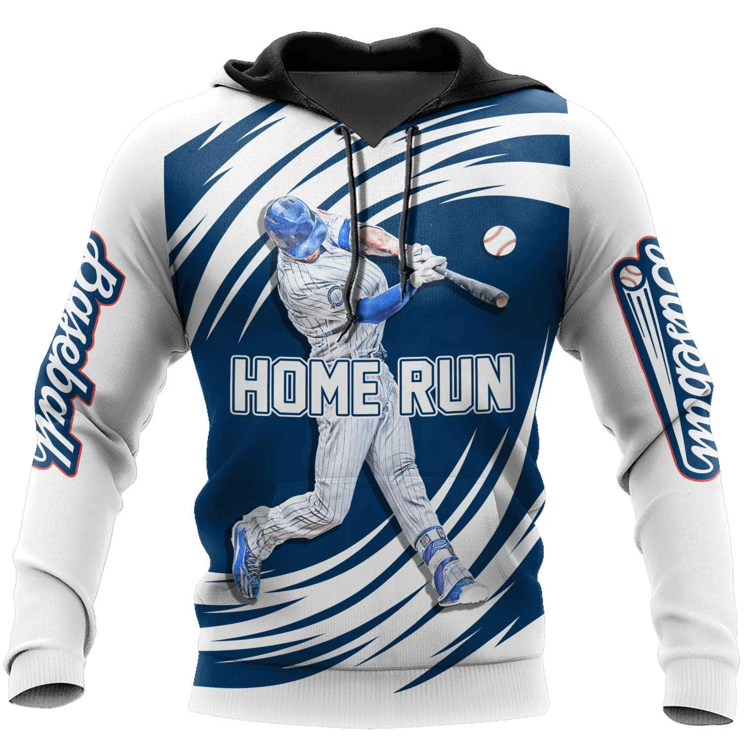 Personalized Name Home Run Baseball All Over Printed Unisex Sweatshirt Hoodie Christmas Shirts