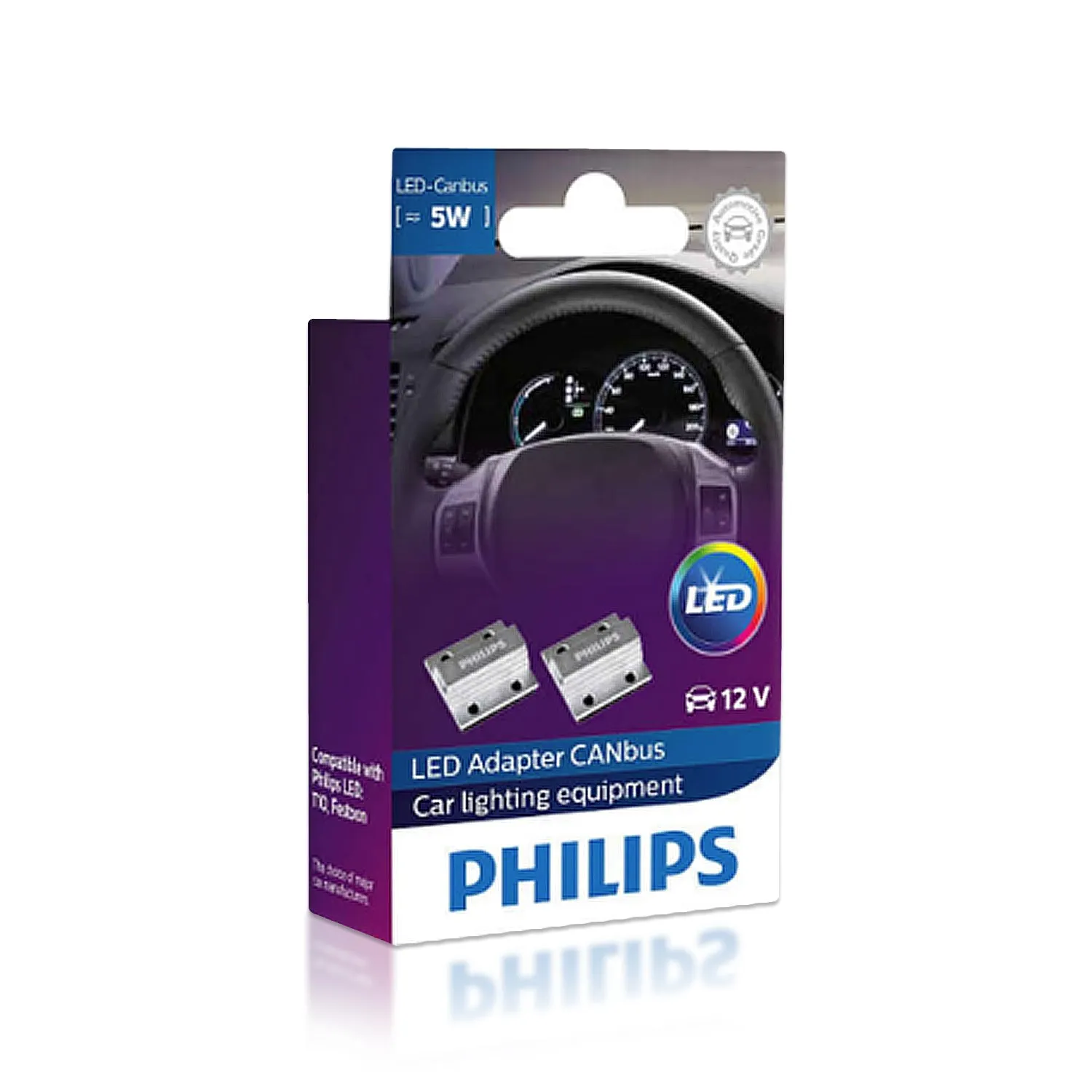 Philips 21W (18957X2) 5W (12956X2) LED Adapter CANbus | Pack of 2