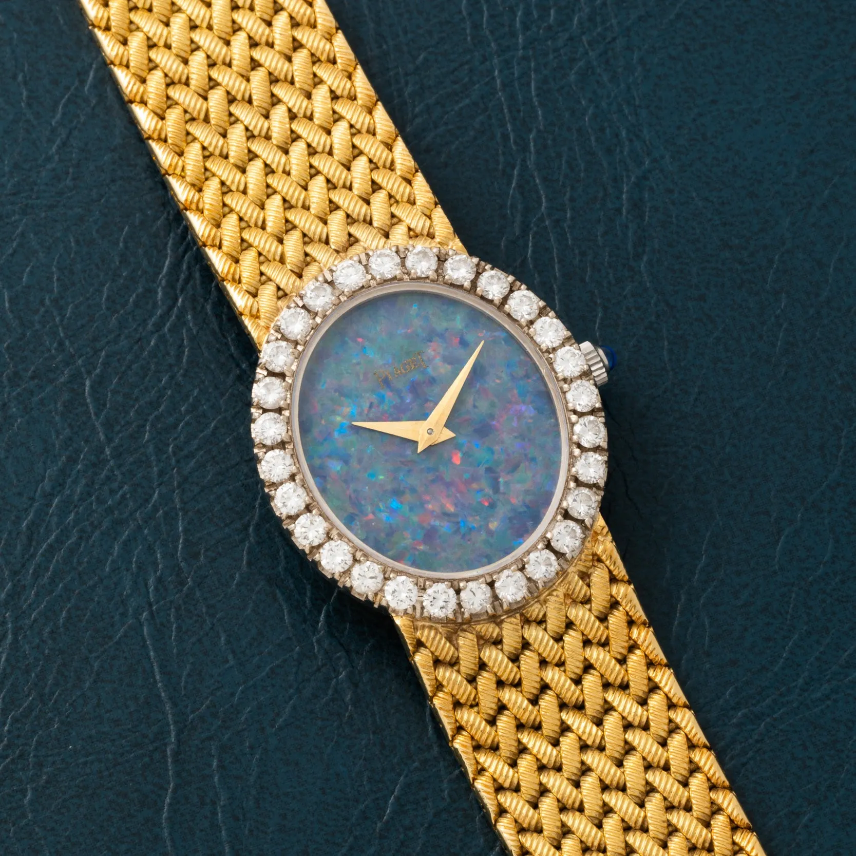Piaget 'Opal' Yellow Gold Dress Watch