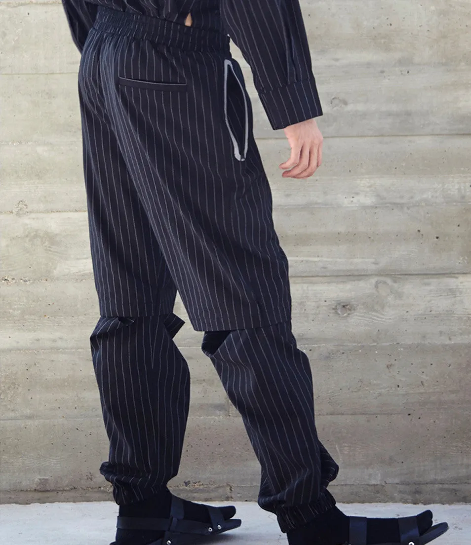 Pinstripe Sweatpants