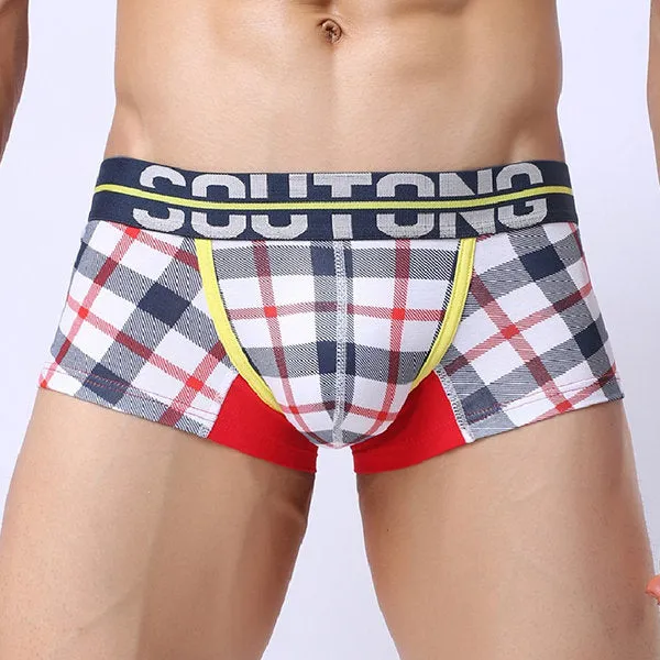 Plaid Cotton Underwear