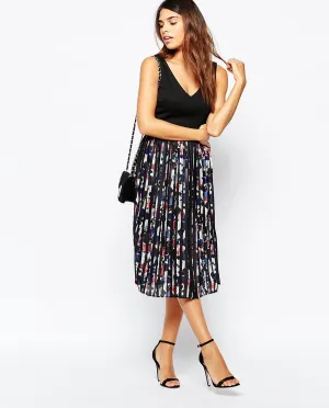 Pleated Skirt Dress