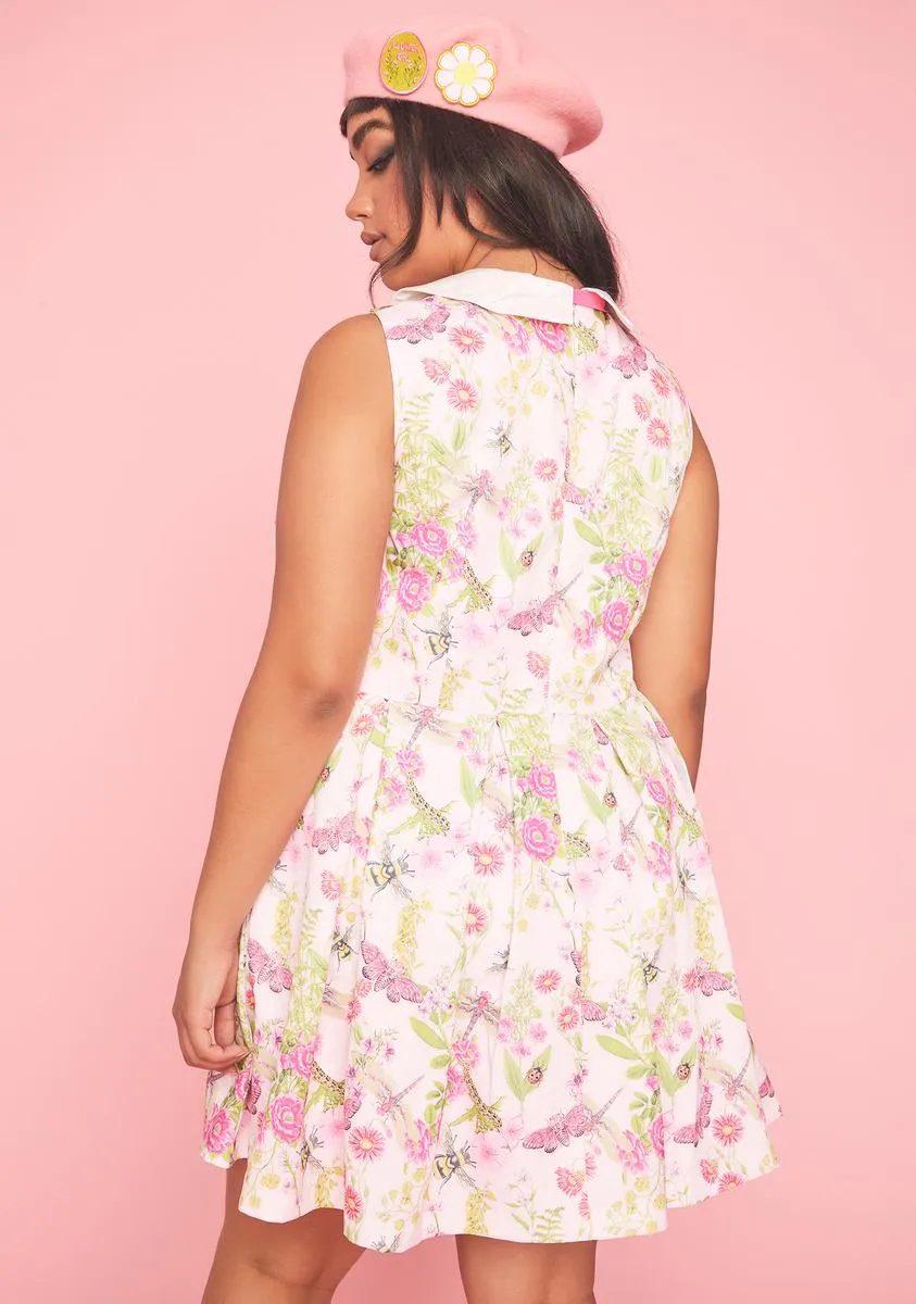 Plus Don't Bug Me Collared Mini Dress
