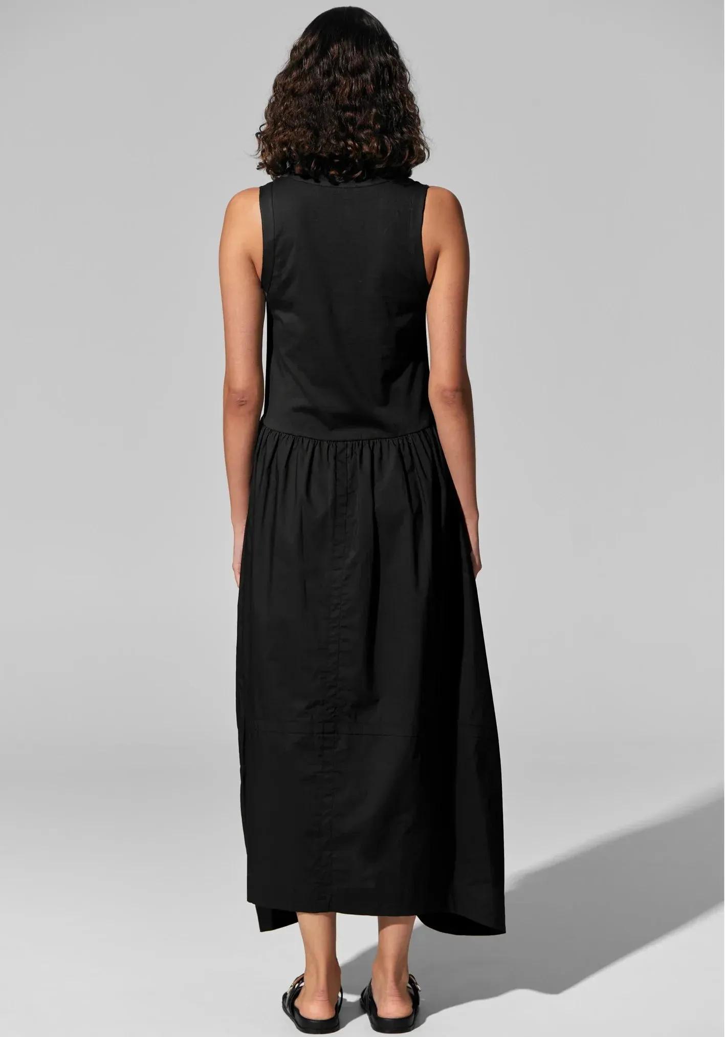 POL Toya Tank Dress in Black