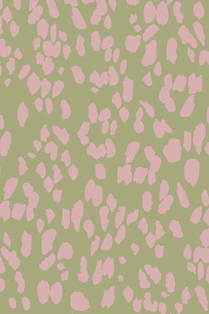 Poppy Field Alia Maxi Dress - Pistachio Dot