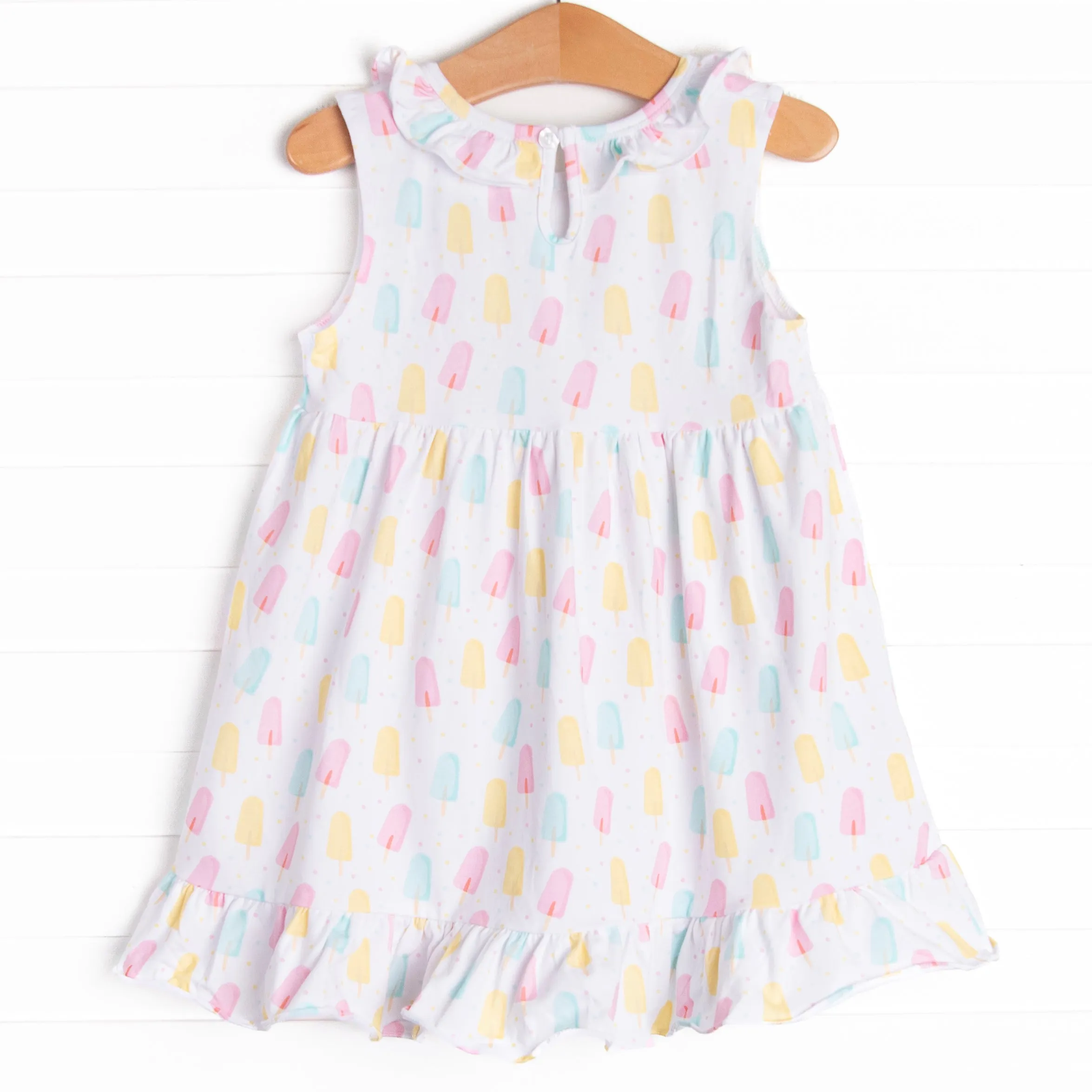 Popsicle Polka Dots Dress, Pink