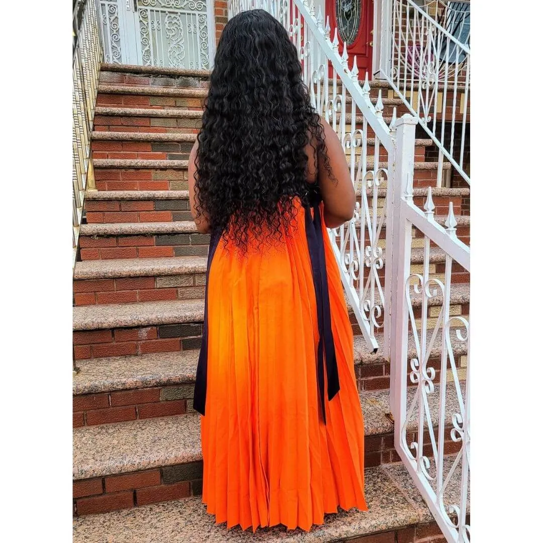 Premium Orange Juice Maxi Dress
