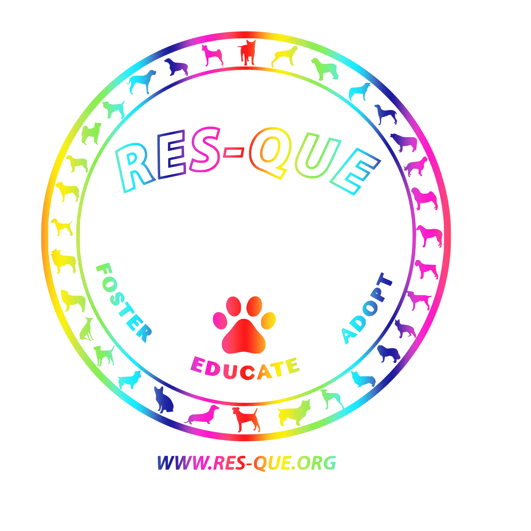 Pride Res-Que Flowy Racerback Tank
