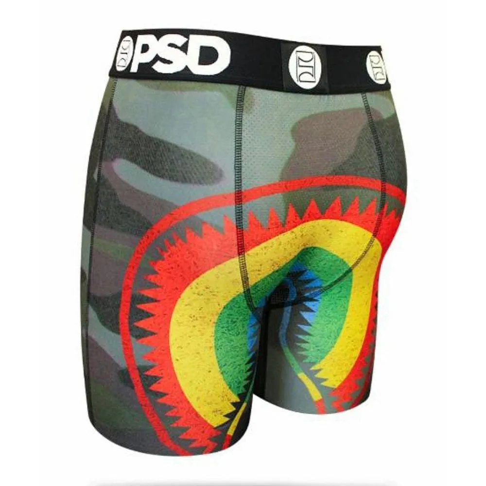 PSD Camo Rainbow Mens Multicolored Boxer Briefs Large Underwear - E31811024-MUL-L