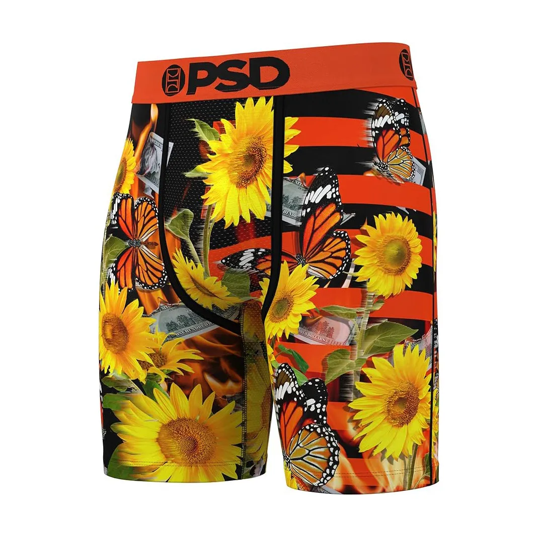 PSD Men's Multicolor Sunfire Split Boxer Briefs Medium Underwear - 324180062-MUL-M