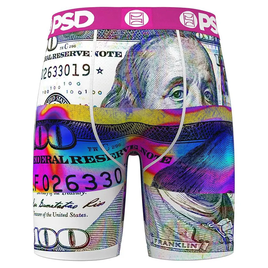 PSD Men's Multicolor Thermal $Plit Boxer Briefs Small Underwear - 224180019-MUL-S