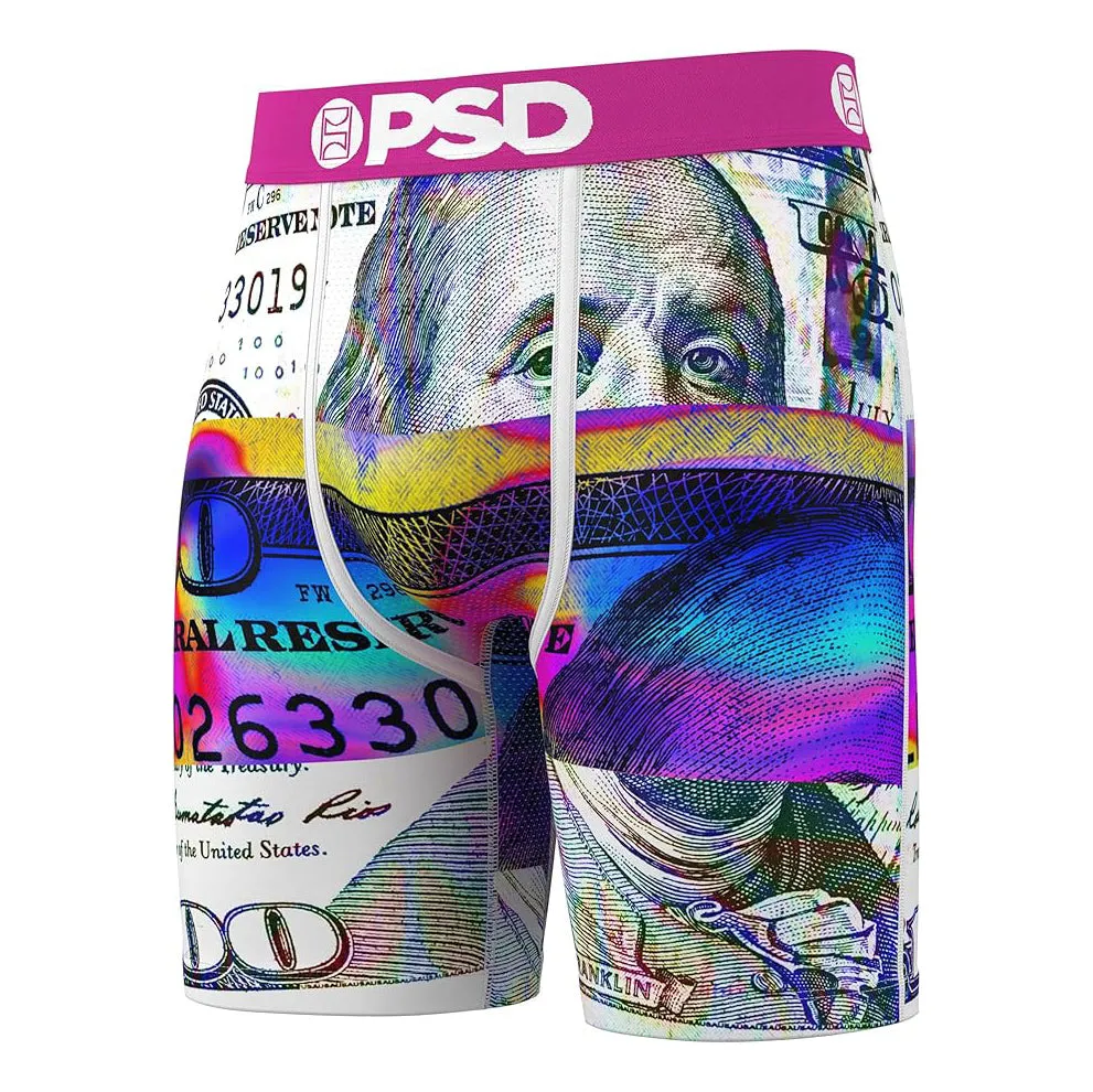 PSD Men's Multicolor Thermal $Plit Boxer Briefs Small Underwear - 224180019-MUL-S