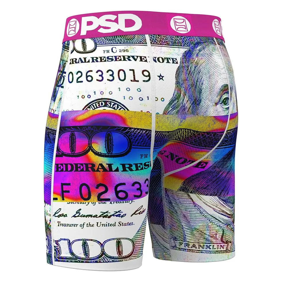 PSD Men's Multicolor Thermal $Plit Boxer Briefs Small Underwear - 224180019-MUL-S