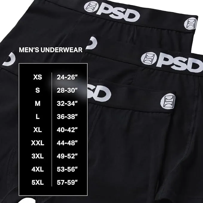 PSD Men's Multicolor Thermal $Plit Boxer Briefs Small Underwear - 224180019-MUL-S