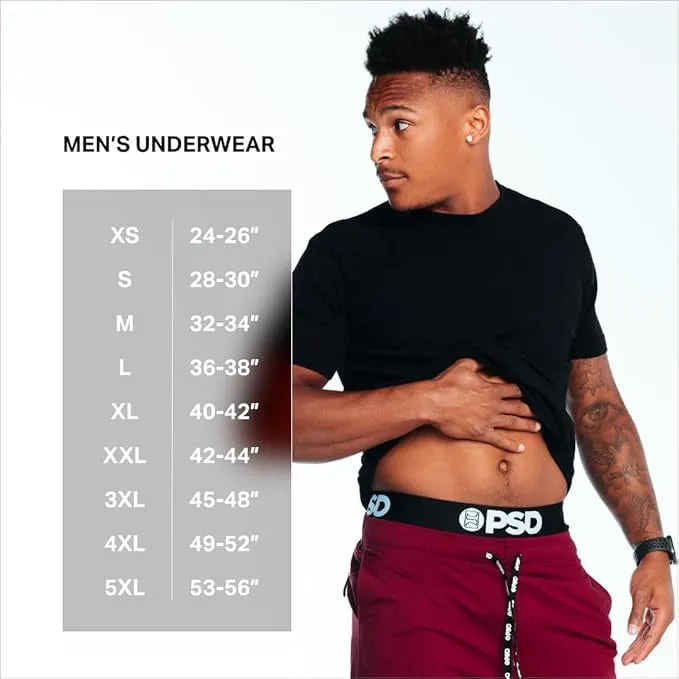 PSD Men's Multicolor Thermal Signs Boxer Briefs Large Underwear - 324180043-MUL-L