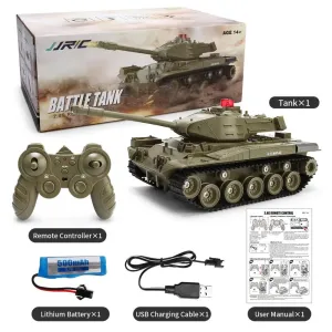 Q85 RC Tank Model, 2.4G Remote Control Programmable Crawler Tank, Sound Effects Military Tank 1/30 RC Car Toy for boys