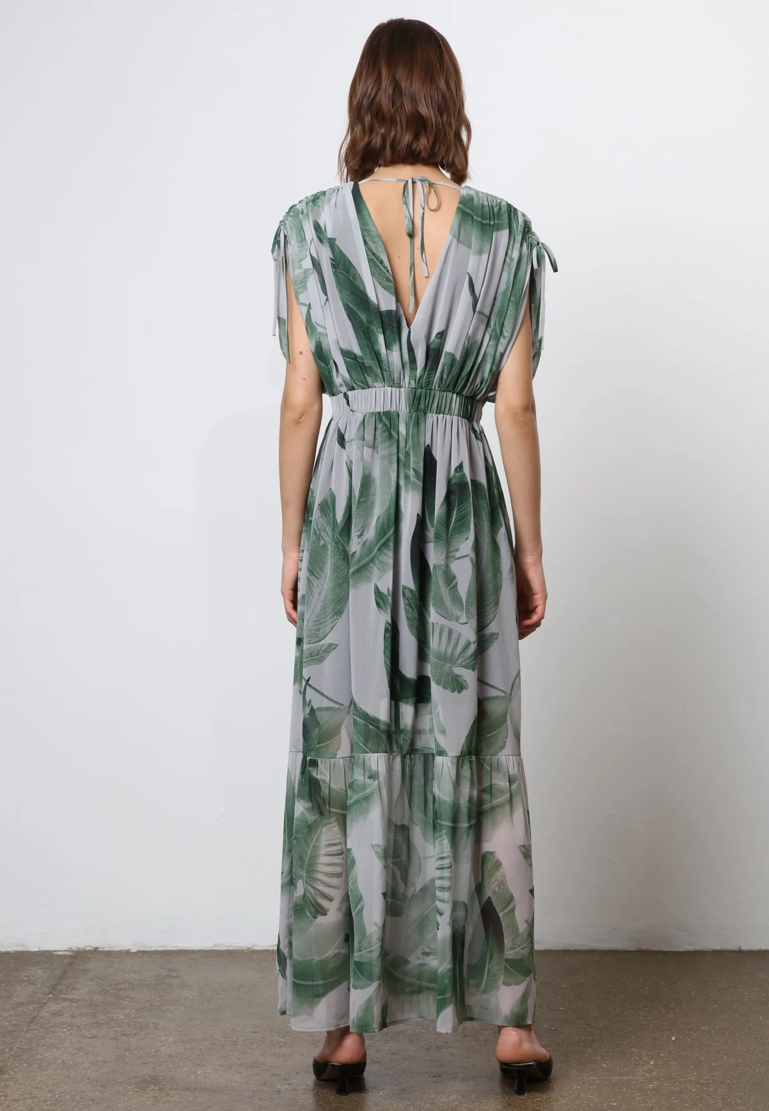 RADIANT MAXI DRESS BOTANIC GREEN