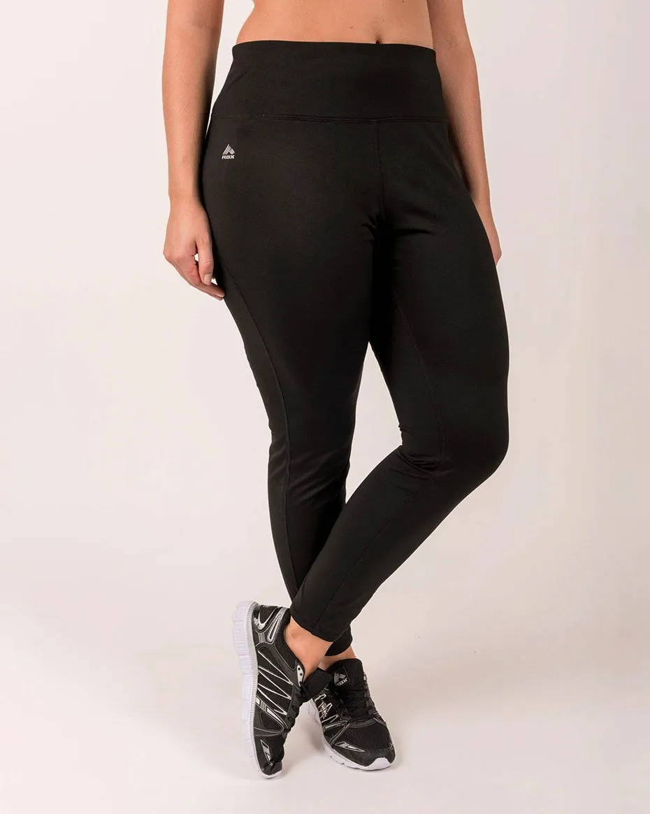 RBX Active Women's Plus Size Fleece Fitted Athletic Sweatpants Charcoal 3X