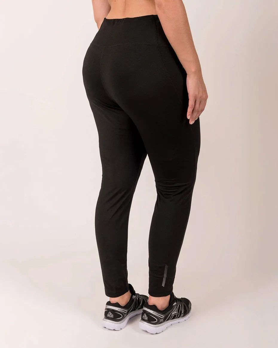 RBX Active Women's Plus Size Fleece Fitted Athletic Sweatpants Charcoal 3X