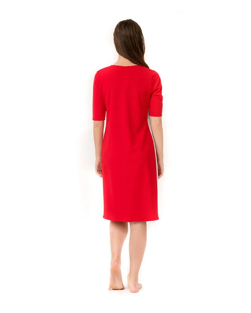 RD-R Red Racer Stripe Swim Dress