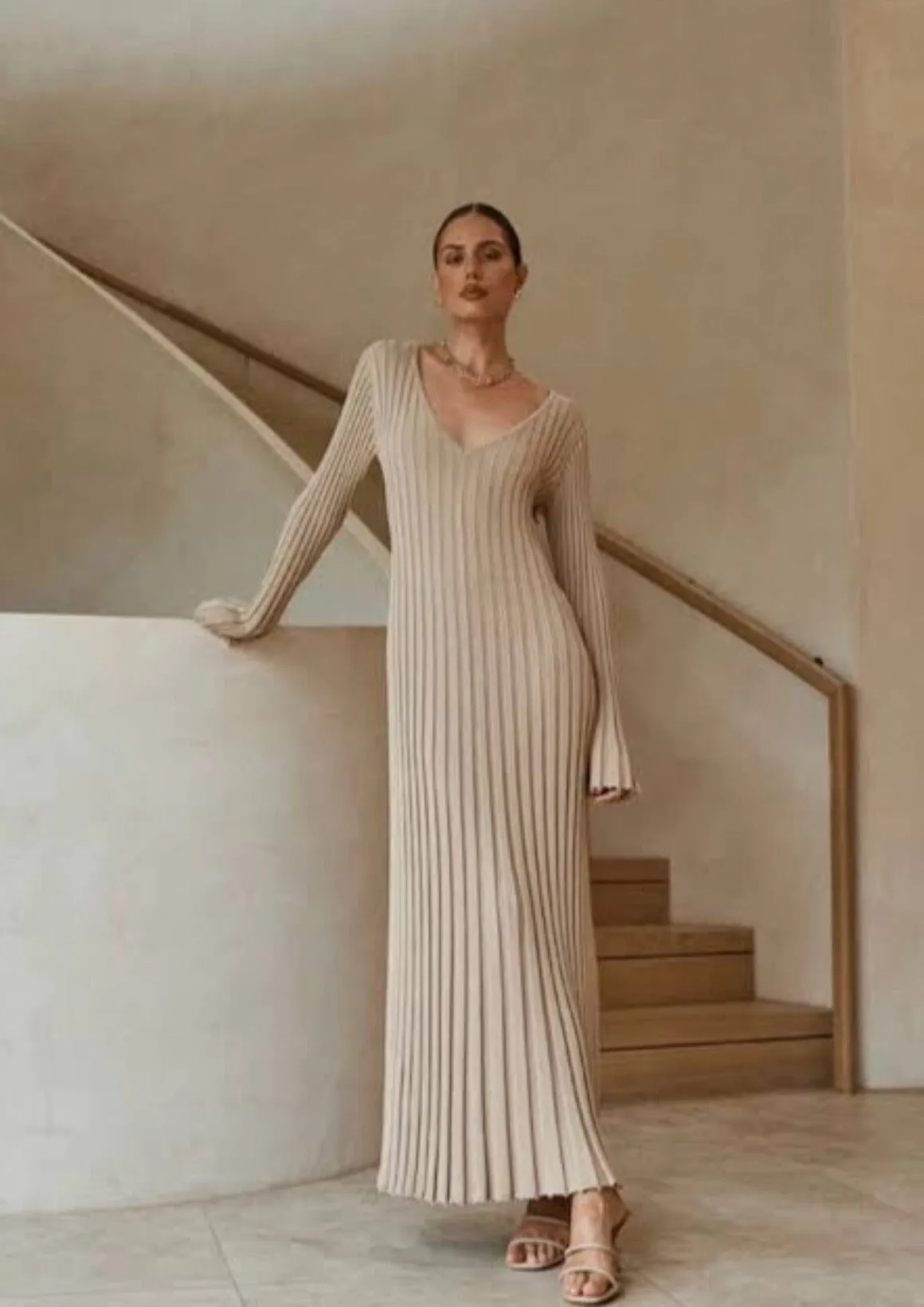 Reign Stone Long Sleeve Dress