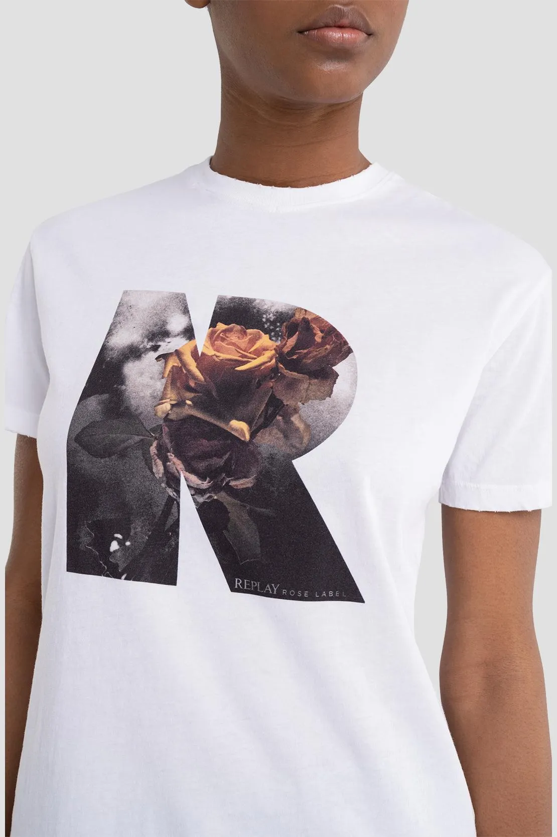 Replay W3566D R Logo T-Shirt